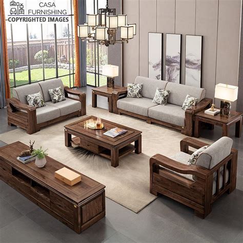 Modern Wooden Sofa Set | New Sofa Design | Sheesham Wood | Casa Furnishing