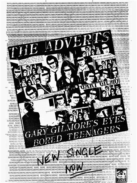 "The Adverts - Gary Gilmore's Eyes/Bored Teenagers. Punk New Wave music ...