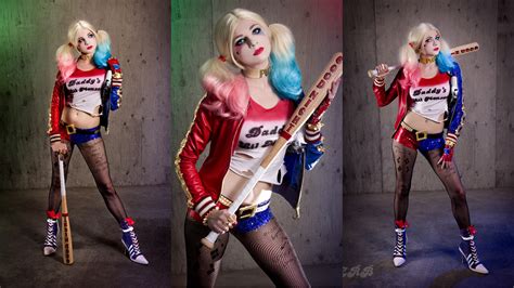 Wallpaper : women, cosplay, anime, collage, photography, Harley Quinn ...