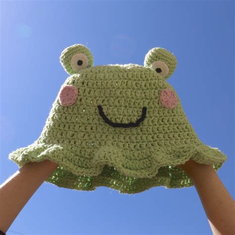 Frog Bucket Hat: Crochet pattern | Ribblr