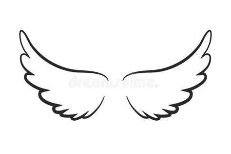 Simple Angel Wings Clip Art - Get More Anythink's