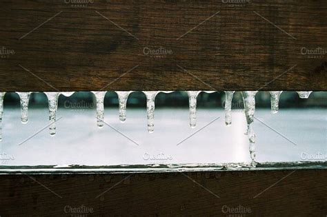 ice drops | Wood fence, Drop, Ice