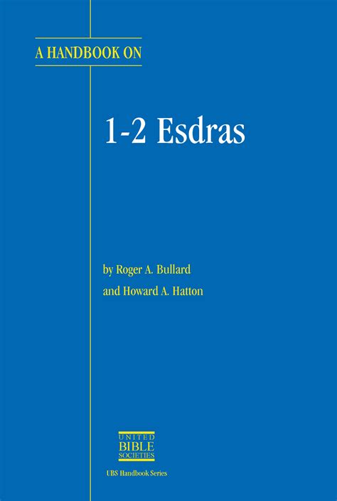 A Handbook on 1-2 Esdras – UBS Global Store