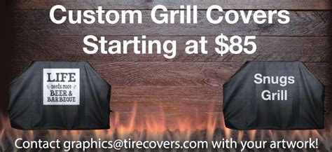 Custom Grill Cover | Logo Grill Cover | American Made Grill Cover