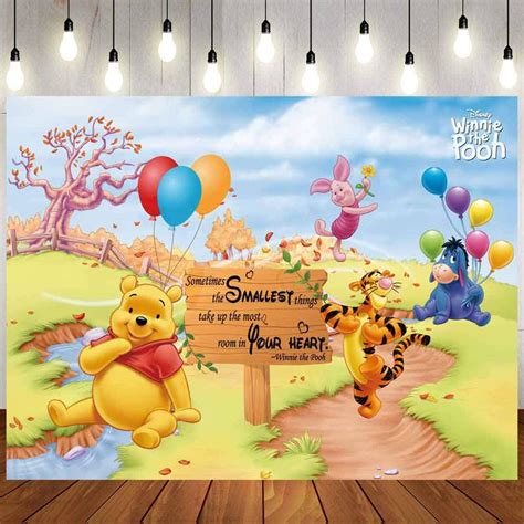 Buy Winnie Backdrop | Baby Shower | Winnie The Pooh Background ...