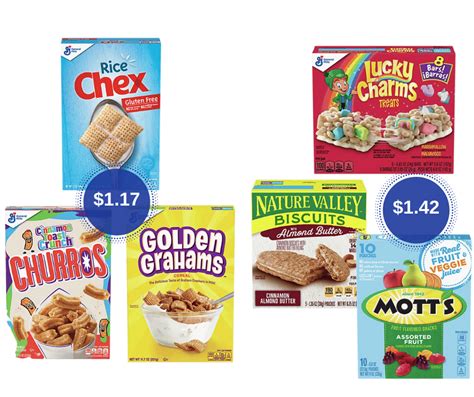 General Mills Fruit Snacks, Bars and Cereal As low as $1.17 a Box at ...