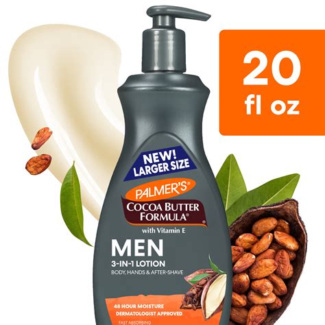 Palmer's Cocoa Butter Formula Men's Body Lotion, 20 fl. oz. - Walmart.com