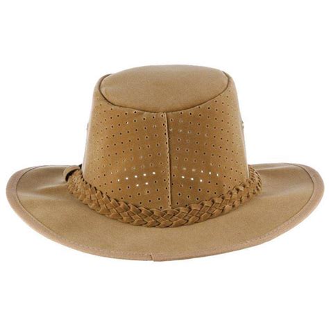 Dorfman Pacific Outdoorsman Suede Outback Hat