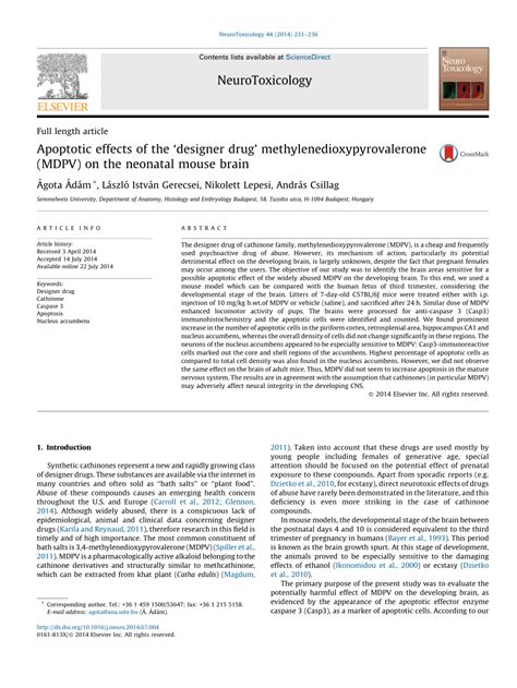 (PDF) Apoptotic effects of the 'designer drug ...