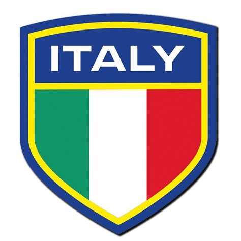 2 x Italy Flag Crest Italian Vinyl Sticker #4013 | Print vinyl stickers ...