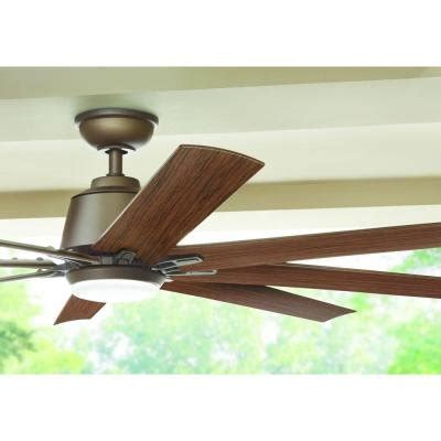 Kensgrove 72 in. LED Indoor/Outdoor Espresso Bronze Ceiling Fan | 72 ...