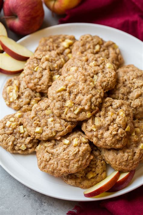 Apple Cinnamon Oatmeal Cookies - Cooking Classy