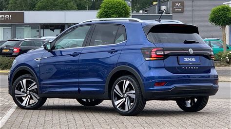 Volkswagen NEW T-Cross R-Line 2020 in 4K Reef Blue Metallic 18inch ...