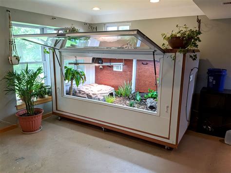 Darrow's adult enclosure! [custom build] | Tegu Talk | Diy reptile ...