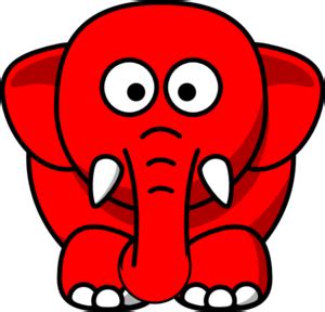 Gop Republican Elephant Clip Art at Clker.com - vector clip art online ...