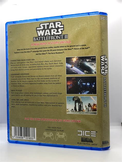 Custom Game Cover Ps4 Ps5 Star Wars Battlefront II DOWNLOAD - Etsy