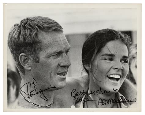 Steve McQueen and Ali MacGraw Signed Photograph | RR Auction