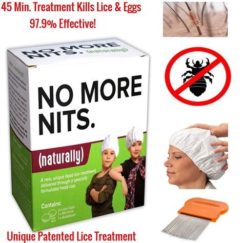 Lice Treatment Head Cap & Comb - Patented Infused Head Cap – Get Rid Of ...