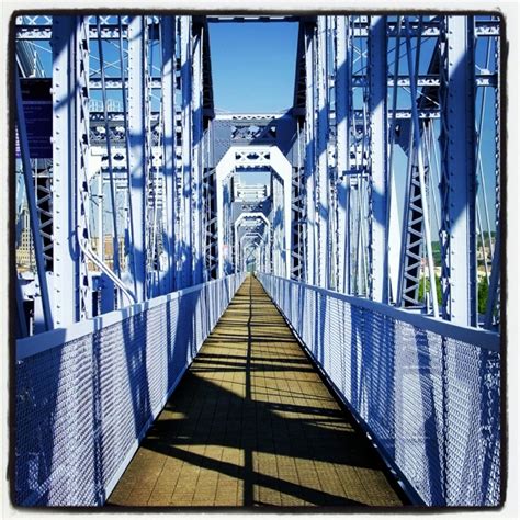 purple people bridge | Brooklyn bridge, Purple, Landmarks