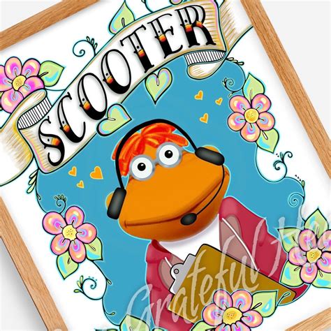 Scooter / the Muppets / Muppet Fan Art / Fine Art Illustration ...