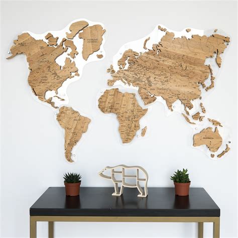 Wooden World Map Wall Art - Weepil Blog and Resources