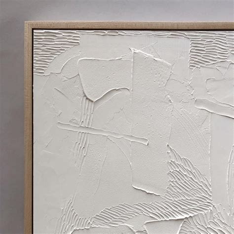 Site. White Abstract Painting. | Plaster wall art, Textured canvas art ...