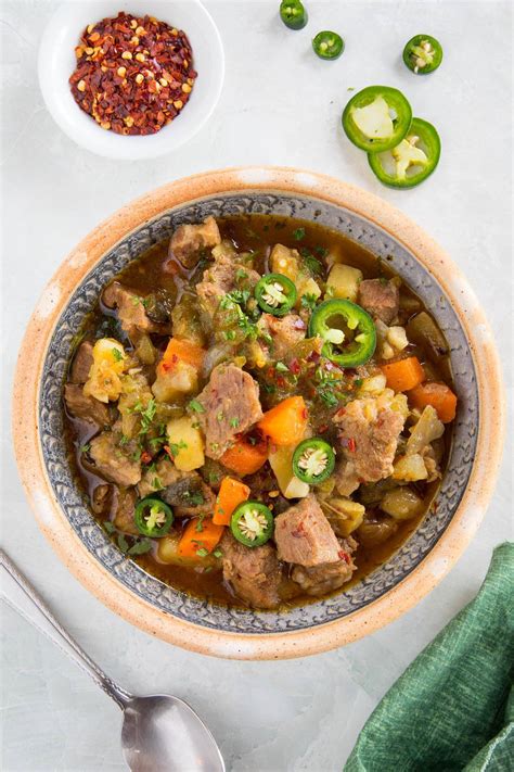 Green Chili Stew with Pork - Recipe - Chili Pepper Madness