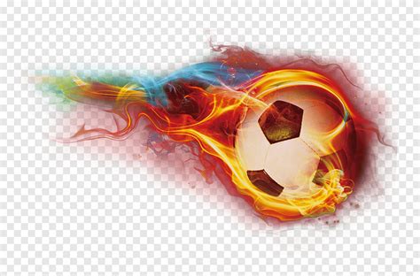 Soccer Ball On Fire Flames Large Size Vinyl Sticker Decal For Truck Car ...