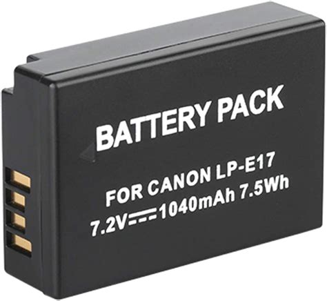 Battery Pack for Canon EOS Rebel T6s, EOS Rebel T6i, EOS Rebel T7i ...