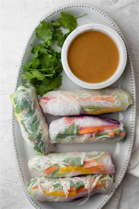 Vegetable Spring Rolls {Vegan Appetizers} | FeelGoodFoodie