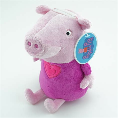 Peppa Pig Plush Piggy Bank 8" for Toddler Kids Cartoon Characters # ...