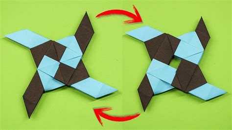 Ninja Star Step By Step / Easy #Origami Paper Ninja star - How to Make ...