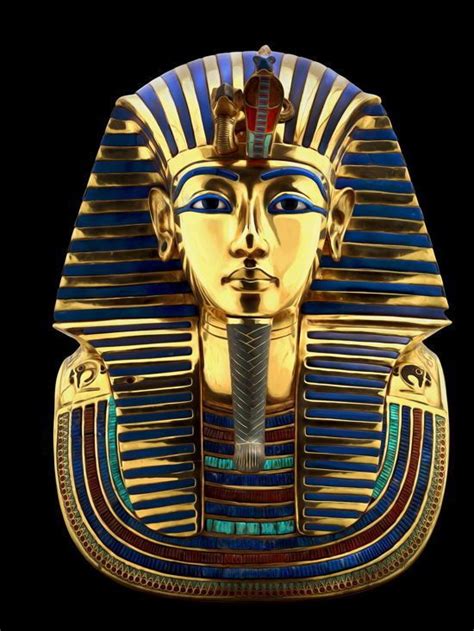 Gouden dodenmasker farao Toet-Ank-Amon | King tut mask, King tut ...