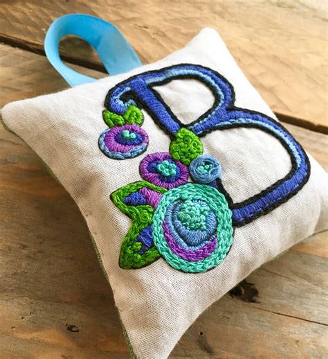 Adult Craft Kit,sachet,embroidery,embroidery Kit,monogram Embroidery ...