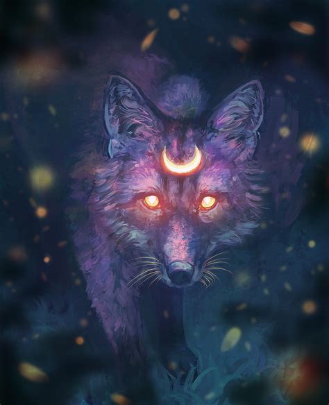 ArtStation - Purple Fox