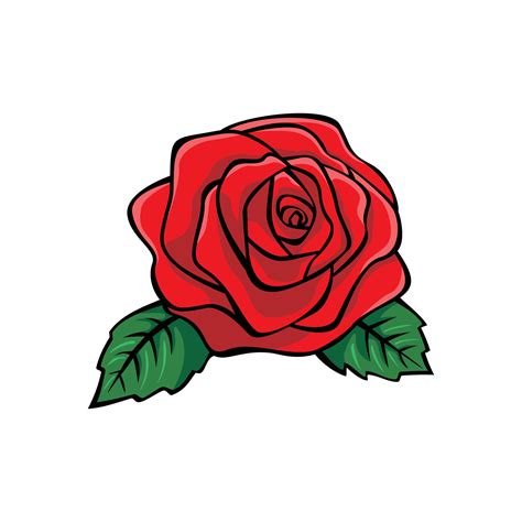 diseño de rosas rojas. icono de flor romántica, signo y símbolo ...