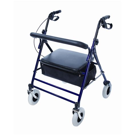 Essential Medical Endurance HD Heavy Duty 4 Wheel Rolling Walker ...