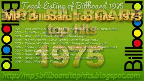 mp3 BILLBOARD 1975 TOP Hits BILLBOARD 1975 mp3 - YouTube