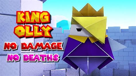 Olly Boss Fight | No Damage + No Deaths | Paper Mario: The Origami King ...