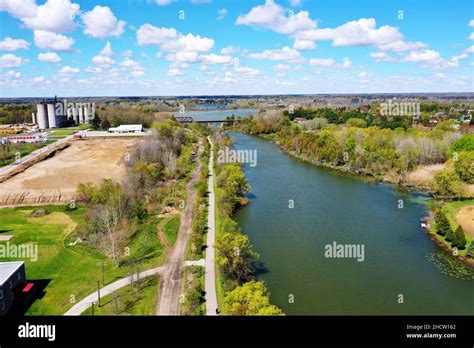 An aerial of the Waterford Ponds in Ontario, Canada Stock Photo - Alamy