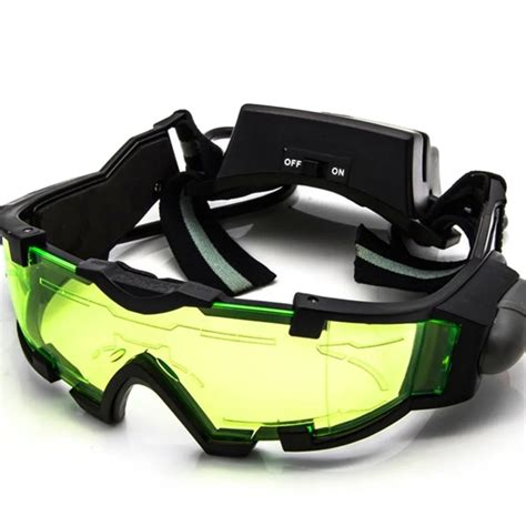 Adjustable LED Night Vision Glass Goggles Motorcycle Motorbike Racing ...