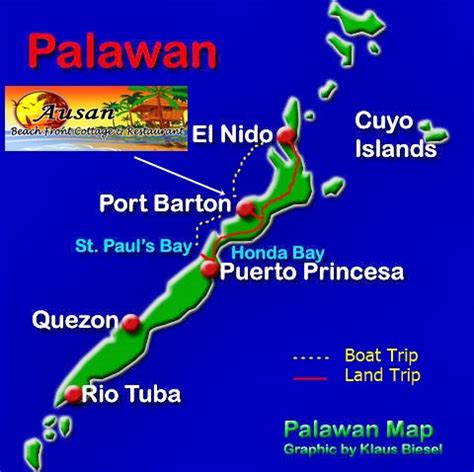 Amanpulo Palawan Philippines Map