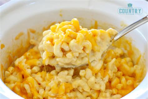 Slow Cooker Macaroni and Cheese - The Country Cook slow cooker