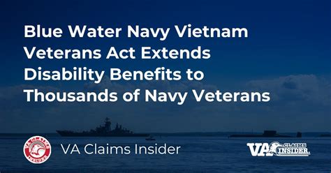 Blue Water Navy Vietnam Veterans Act Extends Disability Benefits to ...