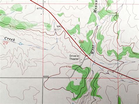 Antique Dove Creek Colorado 1964 US Geological Survey | Etsy