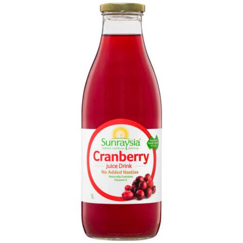 Buy Sunraysia Cranberry Juice 1Lt | Paramount Liquor