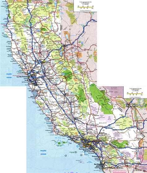 Printable Road Map Of California