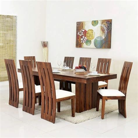 8 Seater Wooden Dining Table Set at Rs 85000/set | Wooden Dining Table ...