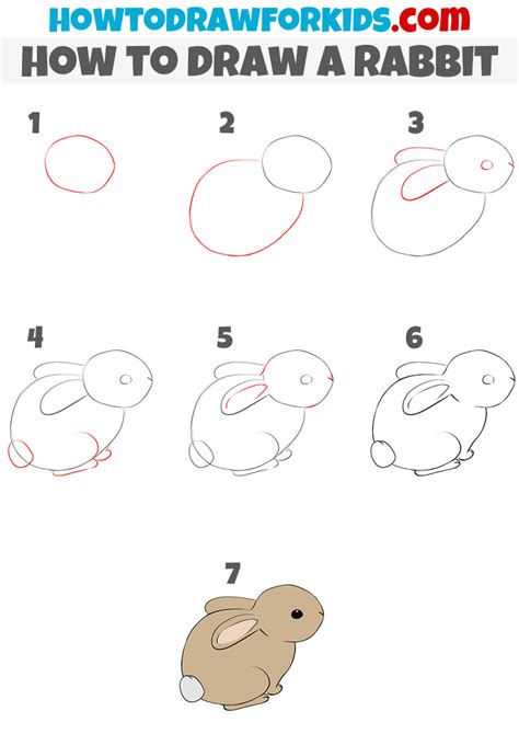 How to Draw a Rabbit Easy for Kids