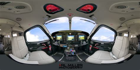 Kodiak 100 Airplane Interior 360 Image - RL Miller Photography LLC